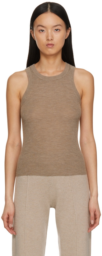 Photo: LISA YANG Brown Addison Tank Top