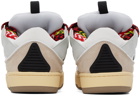 Lanvin White Curb Sneakers