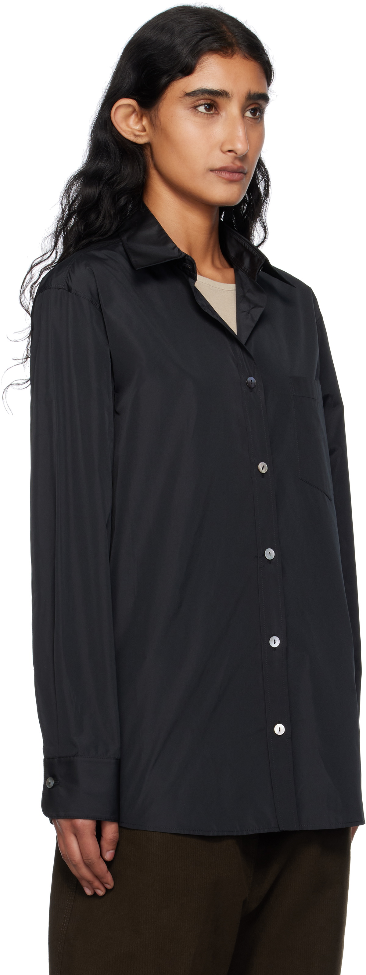 GIA STUDIOS Black Solace Shirt
