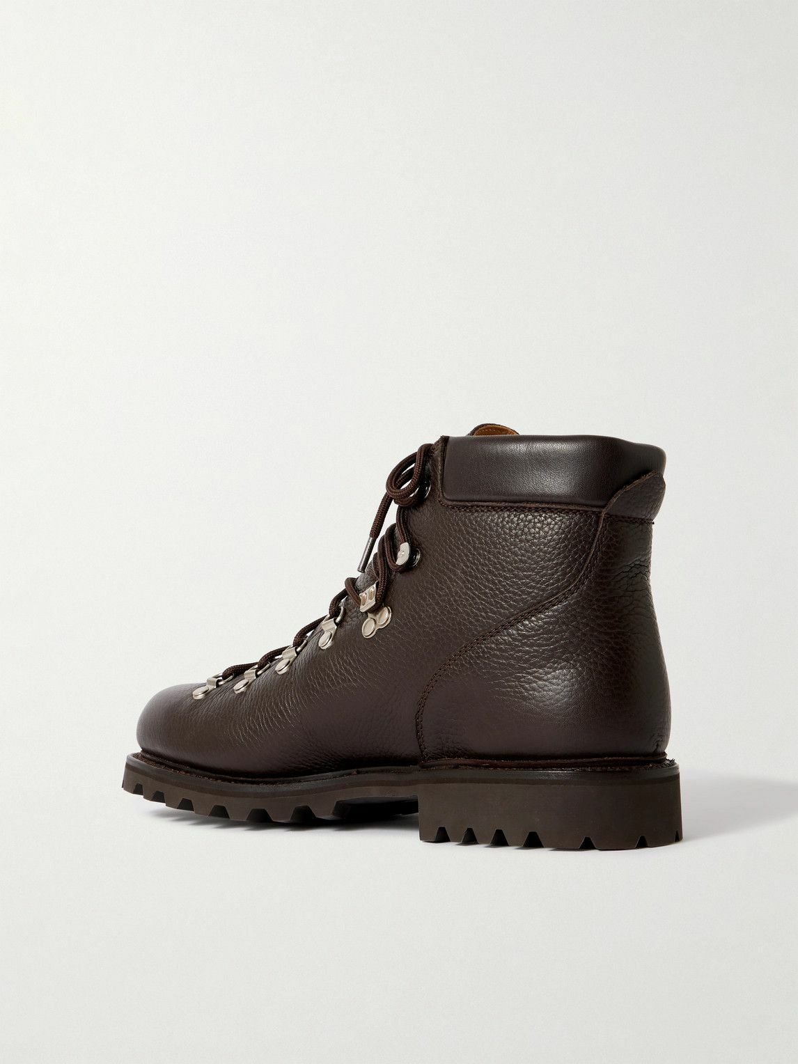 MORJAS - Full-Grain Leather Hiking Boots - Brown