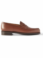 J.M. Weston - Leather Penny Loafers - Brown