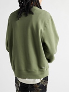 AMIRI - Logo-Print Cotton-Jersey Sweatshirt - Green
