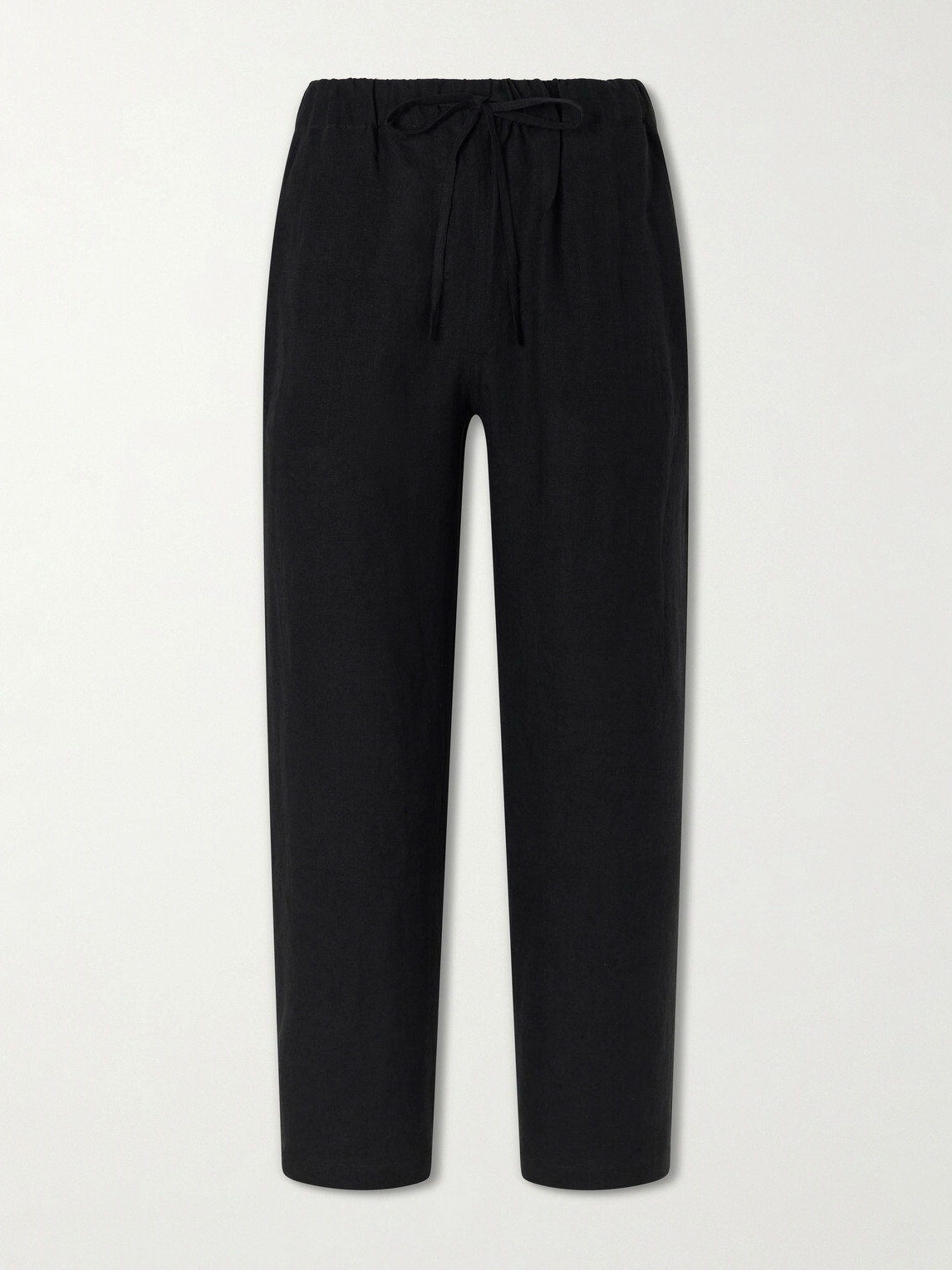 Cherry Los Angeles - Wide-Leg Linen Trousers - Black