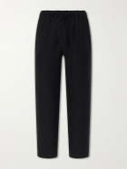 Cherry Los Angeles - Wide-Leg Linen Trousers - Black