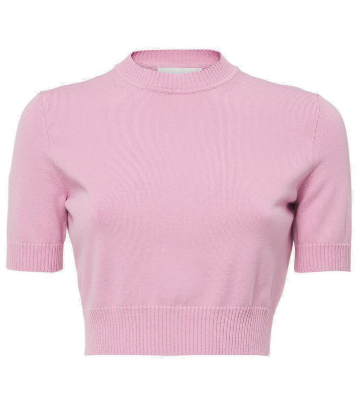 Photo: Sportmax Premier knitted crop top