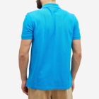 Maison Kitsuné Men's Fox Head Patch Regular Polo Shirt in Enamel Blue