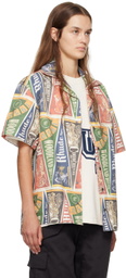 Rhude Multicolor Collegiate Flag Shirt