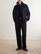 Zegna - Cotton-Jersey Polo Shirt - Black