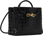 Bottega Veneta Black Small Andiamo Bag