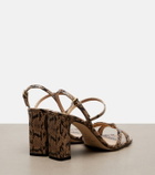 Jimmy Choo Elsy snake-effect slingback sandals