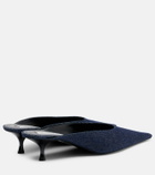 Victoria Beckham Sloan denim mules