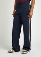 Wales Bonner Tide Knitted Sweatpants Navy
