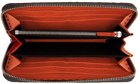Fendi Grey & Orange Zip-Around Wallet