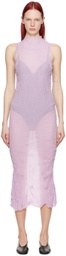 Gabriela Coll Garments Purple No.265 Maxi Dress