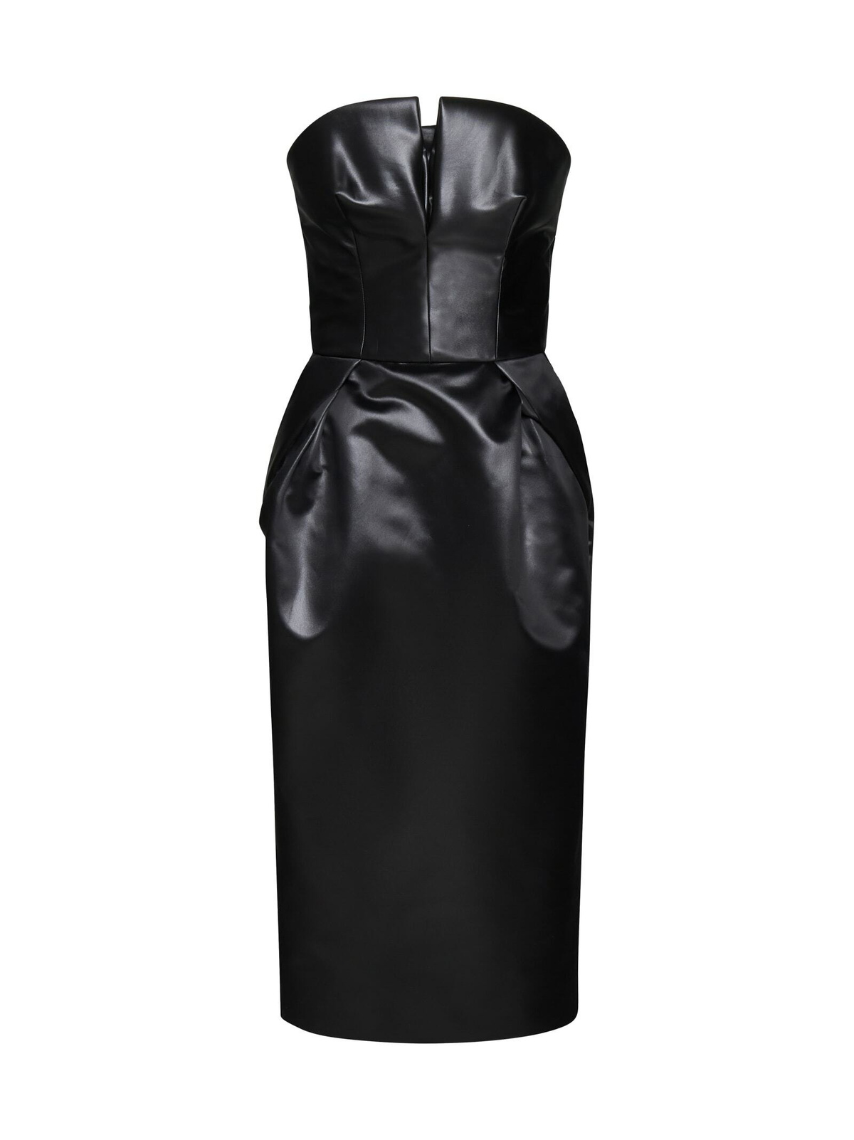 Maison Margiela Spliced gathered jersey midi dress Maison
