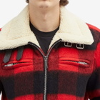 Dsquared2 Men's Nightmare Aviator Jacket in Red/Black