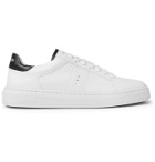 J.M. Weston - Basket on Time Leather Sneakers - White