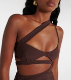 Nensi Dojaka Asymmetric silk midi dress
