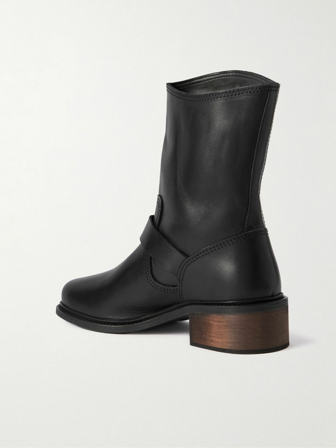 Enfants Riches Déprimés - Buckle-Embellished Leather Boots - Black