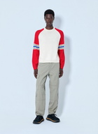 Stüssy Stripe Raglan Crewneck Sweatshirt