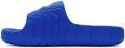 adidas Originals Blue Adilette 22 Slides