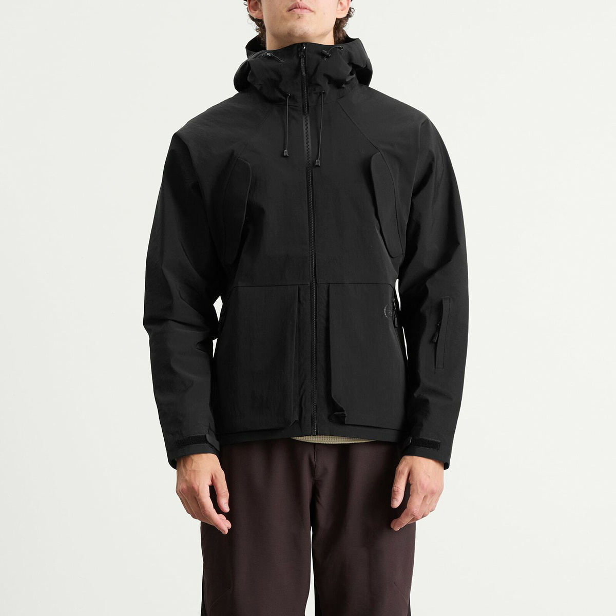 Purple Mountain Observatory Men's 3L Hardshell Jacket in Black