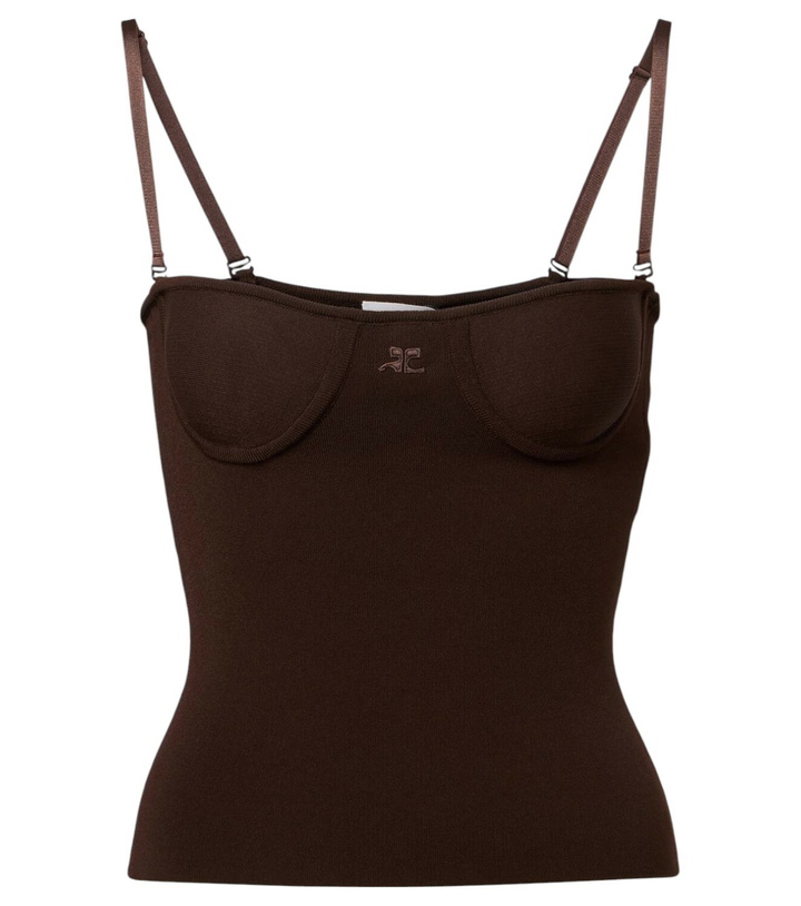 Photo: Courrèges Logo tank top