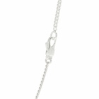 Gucci Men's Signature GG Dog Tag Necklace in Silver 