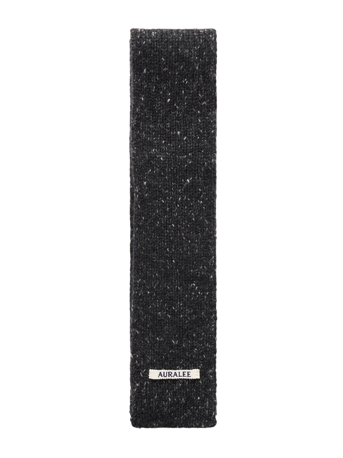 AURALEE Black Baby Cashmere Long Stole Scarf Auralee