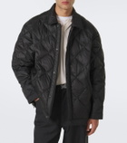 Prada Logo quilted down jacket