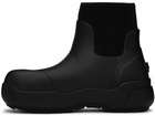 AMBUSH Black Chunky Chelsea Boots