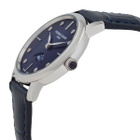 Frederique Constant Slimline Moonphase Quartz Diamond Blue Dial Ladies Watch FC-206MPND1S6