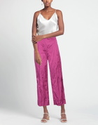 Manila Grace Womens Pants in Magenta