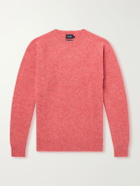 Drake's - Brushed Wool Sweater - Pink