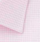 TOM FORD - Slim-Fit Checked Cotton Shirt - Pink