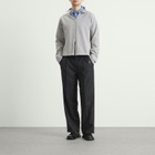 mfpen Men's Needle Jump Leisure Zip Up in Mineral Grey