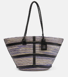 Altuzarra - Watermill Large raffia tote bag