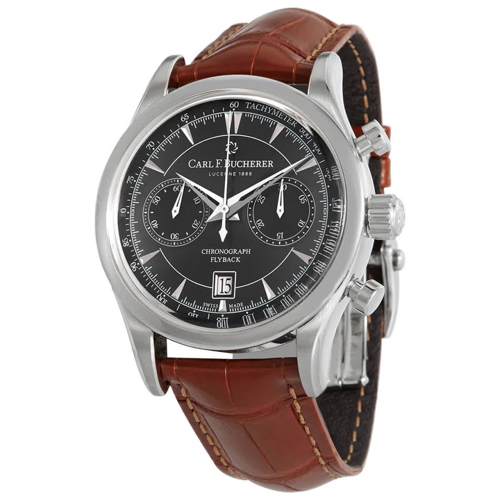 Photo: Carl F. Bucherer Manero Chronograph Black Dial Unisex Watch 00.10919.08.33.01