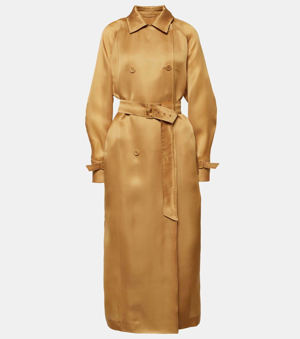 Max Mara Sacco silk organza trench coat Max Mara