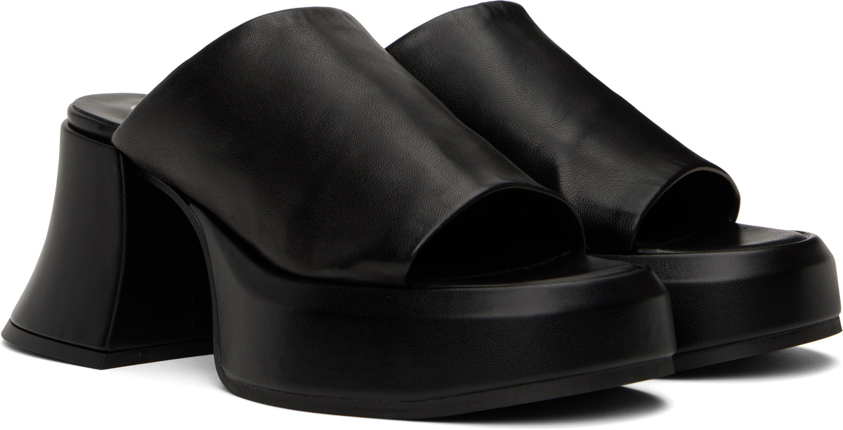 Miista Black Jimena Heeled Sandals