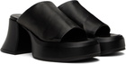 Miista Black Jimena Heeled Sandals