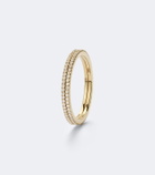 Suzanne Kalan Mini 18kt gold tech ring jackets with diamonds