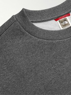 The North Face - Logo-Print Cotton-Blend Jersey Sweatshirt - Gray