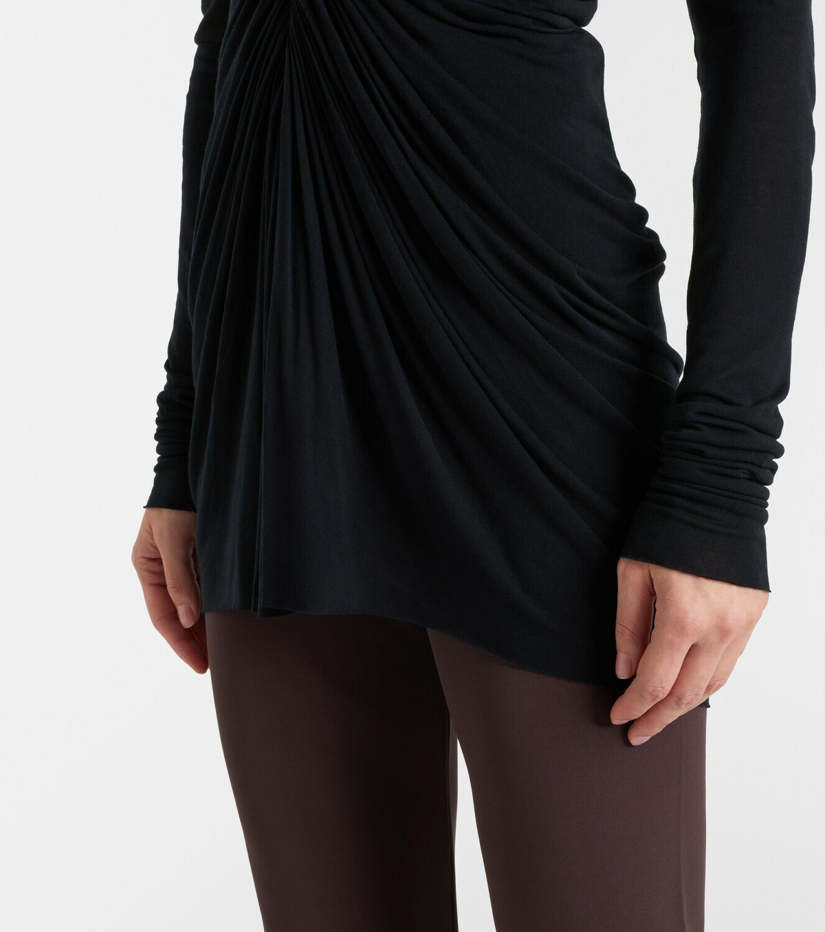 Rick Owens Gathered minidress