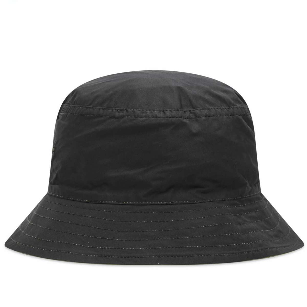 Maharishi Men's Reversible Bucket Hat in Olive And Black Maharishi