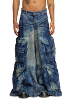 Diesel Relaxed Jeans - D-Giappo - Jeans - Unisex - Blue