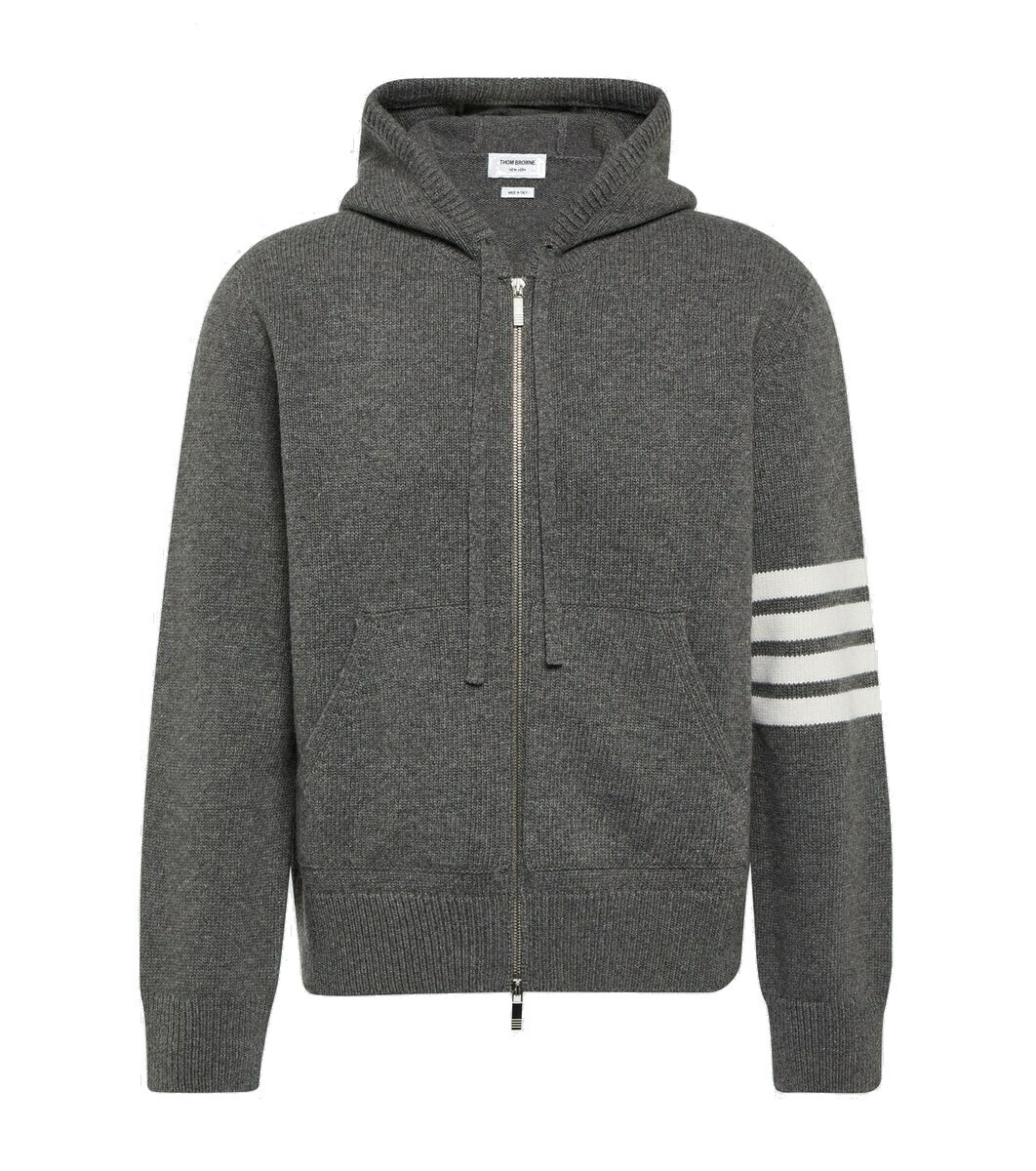 Thom Browne 4-Bar virgin wool hoodie Thom Browne