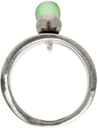 Marine Serre Silver Reassembled Cutlery Ring