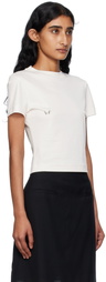 Mugler White Pierced Baby T-shirt