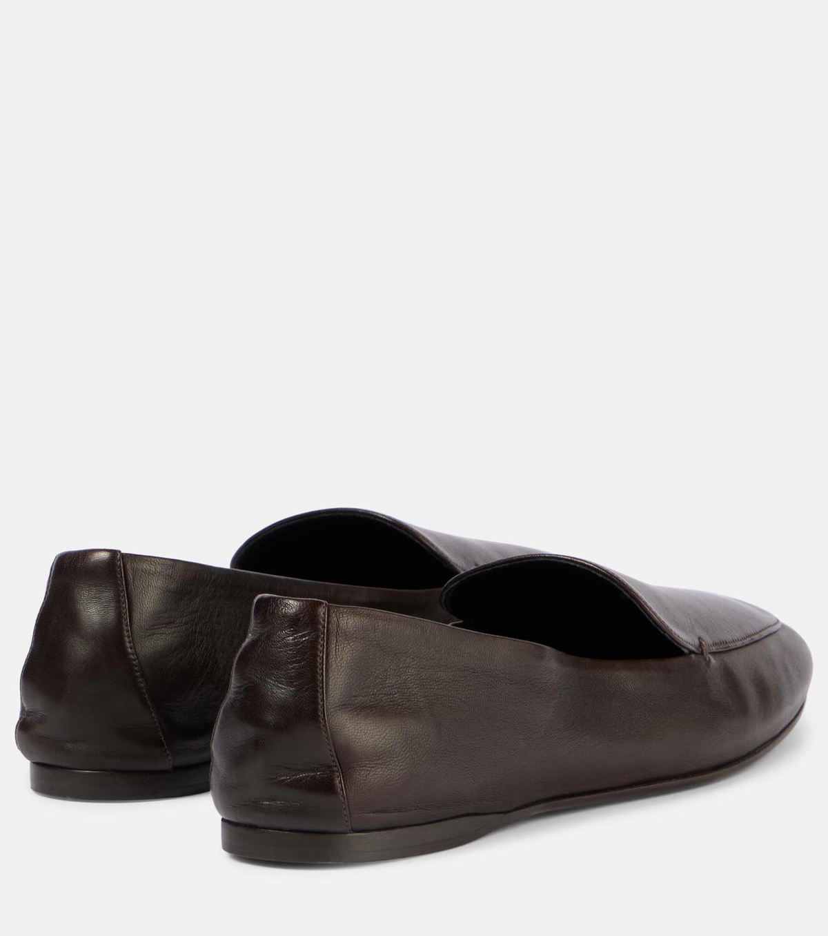 Khaite Monroe leather loafers